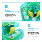 Cartoon Animal Pattern Children Swimming Ring Inflatable Baby Lying Ring Lifebuoy, S, L