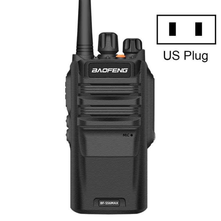 Baofeng BF-S56MAX High-power Waterproof Handheld Communication Device Walkie-talkie, AU Plug, EU Plug, US Plug, UK Plug