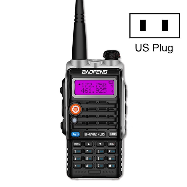 Baofeng BF-B2Plus Outdoor 15km Mini High-power FM Walkie-talkie, AU Plug, EU Plug, US Plug, UK Plug
