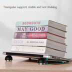 Creative Laptop Compact Portable Invisible Mushroom Stand Desktop Heightening Fan Heater Shelf, Black, Green
