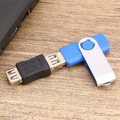 3pcs USB Double Female Straight-through Head USB Double Female Interface