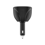 Cigarette Lighter Car Charger Dual USB QC 3.0 Dual Fast Charging 6A Car Charger, WMY-C113
