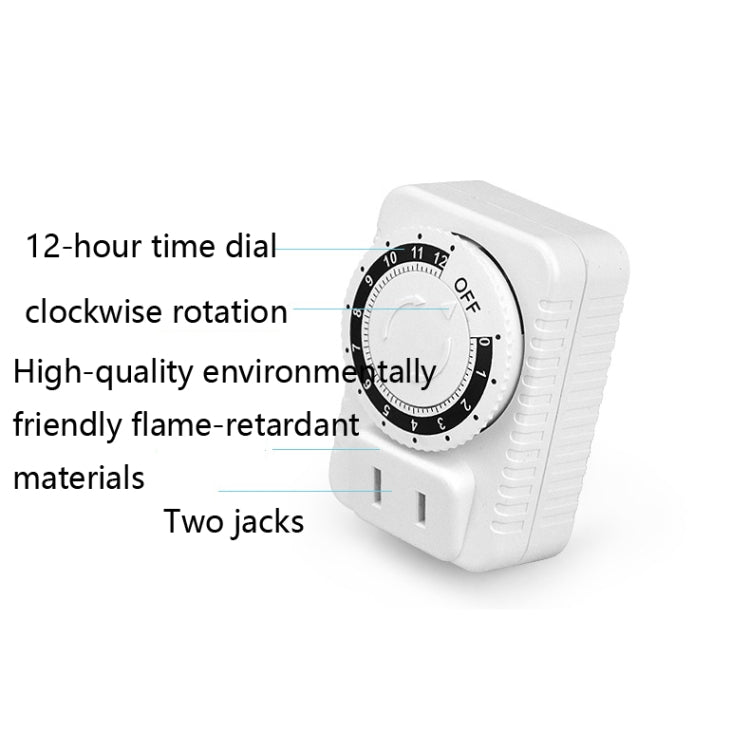 2 PCS ChangXin Electric Vehicle Timer Charger Mechanical Timer Socket Countdown Off Timer Socket, CX-05 220V, CX-05 110V