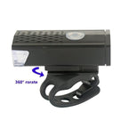 Bicycle USB Charging Headlight Lighting Cycling Equipment, 2255 Light (White), 2255 Light+Ruby Taillight (White), 2255 Light+928 Red Taillight (White), 2255 Light+928 Red Taillight (Black)