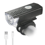 Bicycle USB Charging Headlight Lighting Cycling Equipment, 2255 Light (White), 2255 Light+Ruby Taillight (White), 2255 Light+928 Red Taillight (White), 2255 Light+928 Red Taillight (Black)