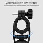 Electric Bicycle Mobile Phone Holder Can Be Rotated 360-degree Mobile Phone Holder Four-way Adjustment Bracket for Motorcycle, Handlebars, Rearview Mirrors