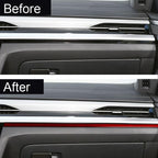 For Volkswagen CC Left Hand Drive 3pcs /Set Dashboard Trim Sticker Set