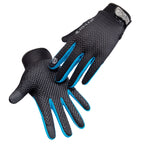 HSLEJP Outdoor Sports Breathable Touch Screen Antiskid Cycling Full Finger Gloves, M, L