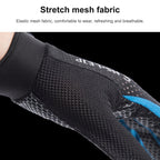 HSLEJP Outdoor Sports Breathable Touch Screen Antiskid Cycling Full Finger Gloves, M, L