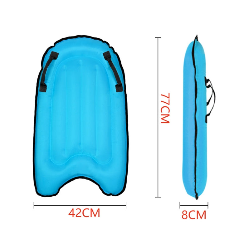 OMOUBOI SOFO00O3-H Inflatable Surfboard Children Swimming Buoyancy Bed Foldable Water Ski, Yellow, Fluorescent Green, Blue, Pink, Orange