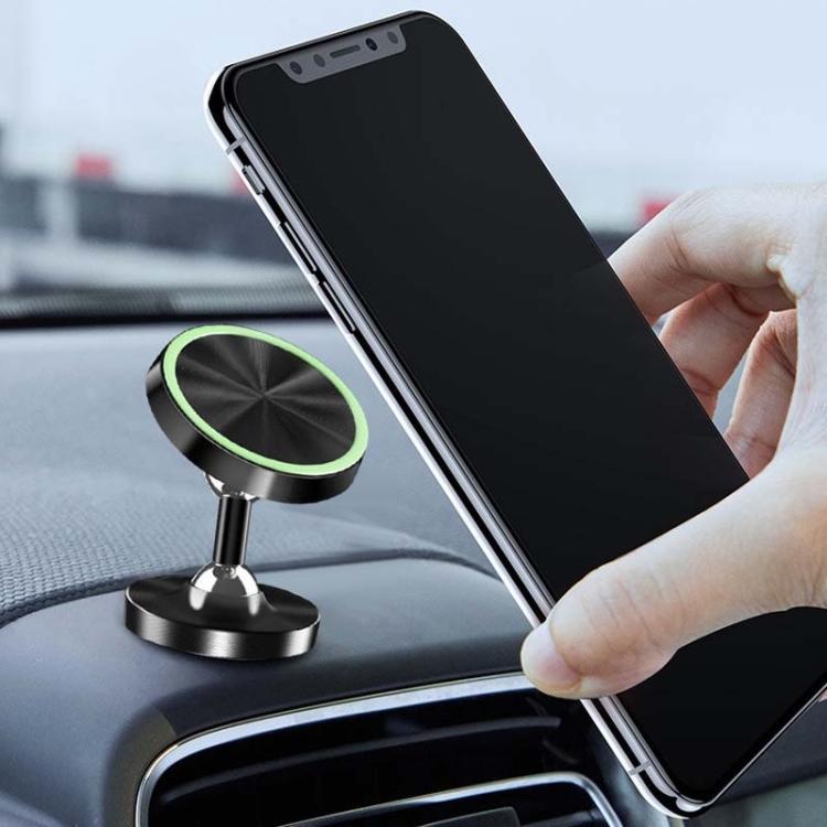 Car Phone Holder Alloy Magnetic Universal Dual Ball Rotating Car Phone Holder,, Matte Black, Frosted Silver, Matte Red, Luminous Black, Luminous Silver, Luminous Red, Golden (Single Ball), Black (Single Ball), Silver (Single Ball)