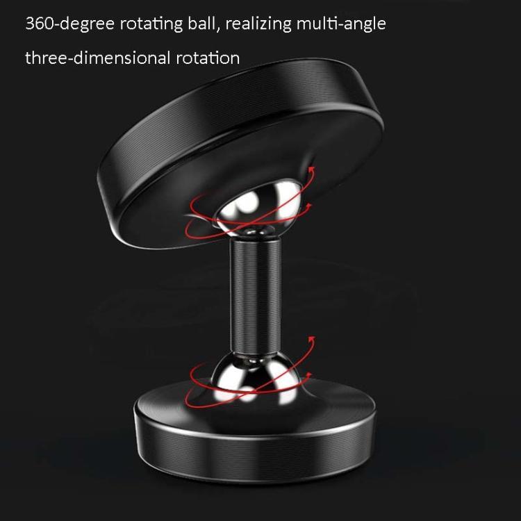 Car Phone Holder Alloy Magnetic Universal Dual Ball Rotating Car Phone Holder,, Matte Black, Frosted Silver, Matte Red, Luminous Black, Luminous Silver, Luminous Red, Golden (Single Ball), Black (Single Ball), Silver (Single Ball)