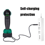 SUITU High-pressure Handheld Smart Digital Display Car Portable Wireless Tire Inflator, Green, Red