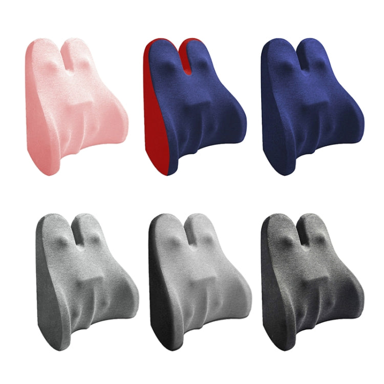 Car Seat Lumbar Support Cushion Memory Foam Office Lumbar Cushion, Bandage