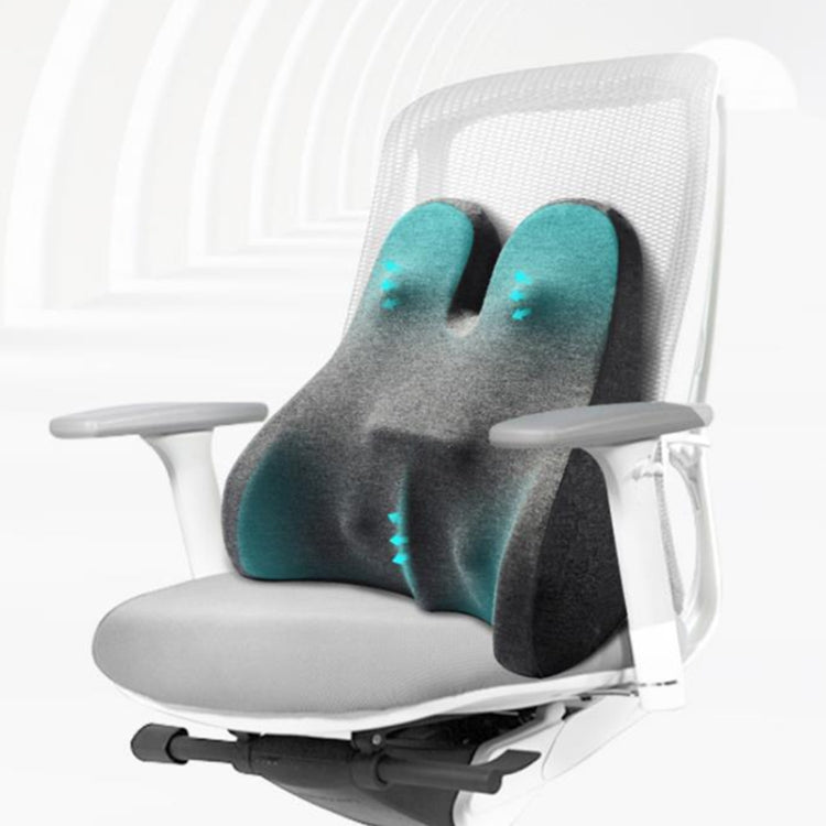 Car Seat Lumbar Support Cushion Memory Foam Office Lumbar Cushion, Bandage
