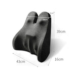 Car Seat Lumbar Support Cushion Memory Foam Office Lumbar Cushion, Bandage