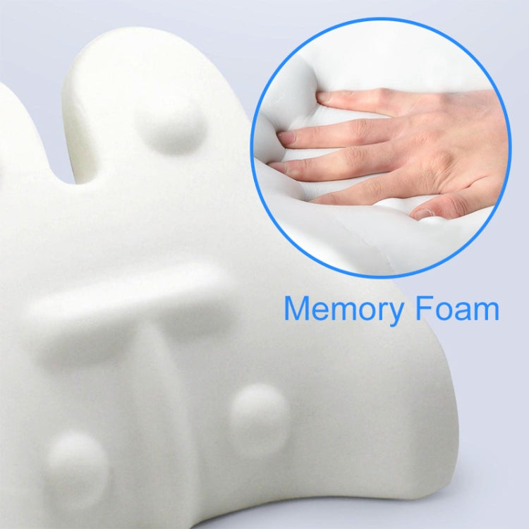 Car Seat Lumbar Support Cushion Memory Foam Office Lumbar Cushion, Bandage