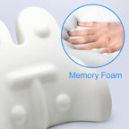 Car Seat Lumbar Support Cushion Memory Foam Office Lumbar Cushion, Bandage