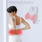 Car Seat Lumbar Support Cushion Memory Foam Office Lumbar Cushion, Bandage