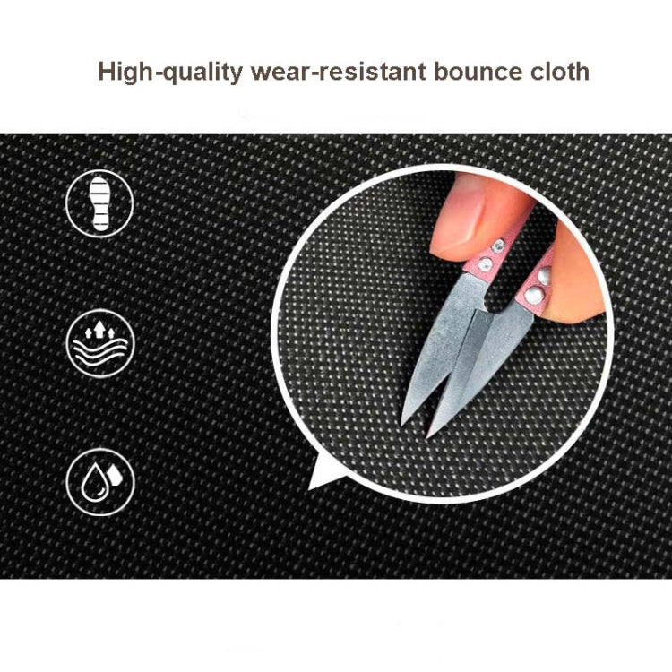 40 inch Trampoline Gym Home Children Indoor Bounce Bed with Handrails, 40 inch with Handrails