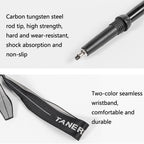 TANERDD TR-D0001 Trekking Poles Aluminum Alloy Folding Outdoor Handrails Trekking Walking Sticks, TR-D0001 Short (Red), TR-D0001 Short (Blue), TR-D0001 Short (Sky Blue), TR-D0001 Short (Purple), TR-D0001 Short (Black), TR-D0001 Short (Green)           ...