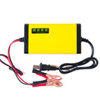 12V Motorcycle Battery Charger Smart Repair Full Automatic Stop Charger,CN Plug, Automatic Stop Charger