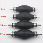 Universal Car Boat Motor Motorcycle Gasoline Pump Spherical Rubber Manual Fuel Pump, 6mm, 8mm, 10mm, 12mm