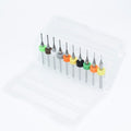 10pcs 0.3mm to 1.2mm PCB mini drill Bit tungsten steel carbide for print circuit board cnc drill Bits Machine, 0.3-1.2mm