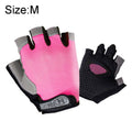 Summer Men Women Fitness Gloves Gym Weight Lifting Cycling Yoga Training Thin Breathable Antiskid Half Finger Gloves, S, M, L, XL