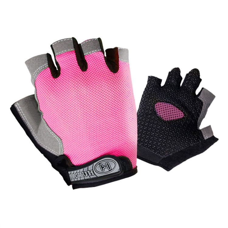 Summer Men Women Fitness Gloves Gym Weight Lifting Cycling Yoga Training Thin Breathable Antiskid Half Finger Gloves, S, M, L, XL