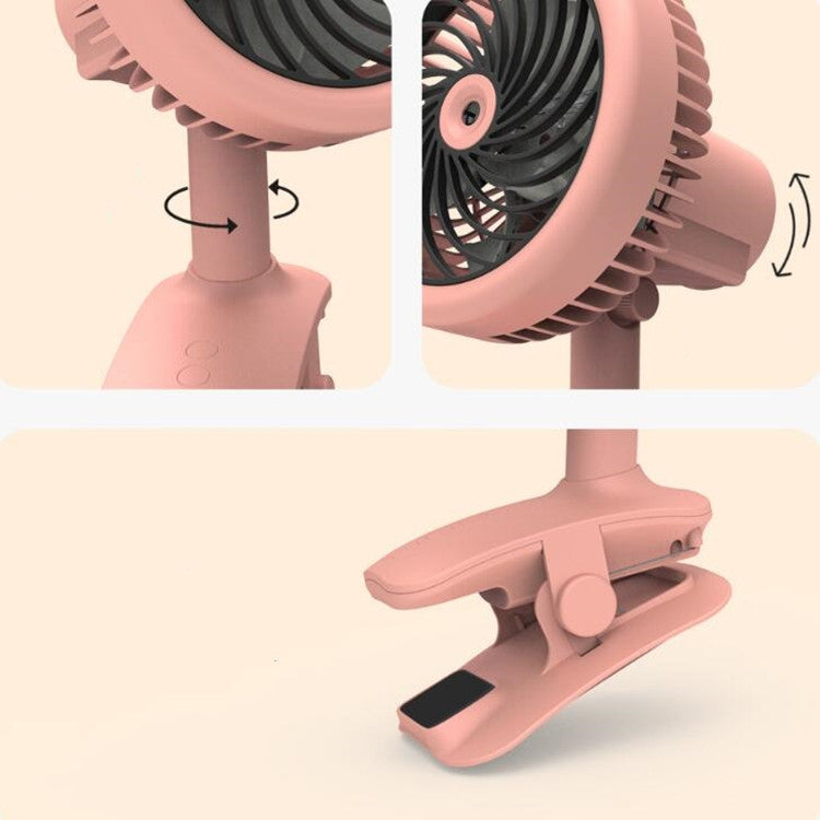 Desktop Office Small Fan USB Charging Clip Fan