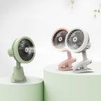 Desktop Office Small Fan USB Charging Clip Fan