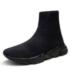Knit Upper Breathable Sport Sock Boots Chunky Sneakers High Top Running Shoes for Men /  Women, 35, 36, 37, 38, 39, 40, 41, 42, 43, 44, 45, 46, 47
