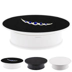 20cm 360 Degree Electric Rotating Turntable Display Stand for Photography Max Load 1.5kg video shooting props Turntable, 20cm/Powered by Battery(W+B), 20cm/Powered by Battery(B), 20cm/Powered by Battery(W)