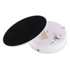 30cm 360 Degree Electric Rotating Turntable Display Stand Video Shooting Props Turntable for Photography, Load 4kg, US Plug(White + Black), 30cm (W+B), 30cm (B)