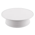 30cm 360 Degree Electric Rotating Turntable Display Stand Video Shooting Props Turntable for Photography, Load 4kg, US Plug(White), 30cm(W)