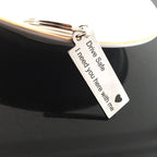 Fashion Keyring Gifts Engraved Drive Safe I Need You Here With Me Keychain Couples Boyfriend Girlfriend Jewelry Key Chain, Fashion Keyring