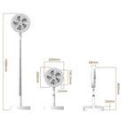 Home Fan Lamp Desktop Telescopic Floor Multi-function Rechargeable Fill Light Bracket