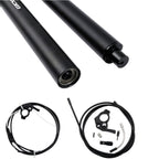 ZOOM Bicycle Wire-Controlled Hydraulic Lift Seat Tube Mountain Bike Seatpost, 30.9mm 375mm External Routing, 31.6mm 375mm External Routing, 30.9mm 400mm Internal Routing, 31.6mm 400mm Internal Routing