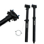 ZOOM Bicycle Wire-Controlled Hydraulic Lift Seat Tube Mountain Bike Seatpost, 30.9mm 375mm External Routing, 31.6mm 375mm External Routing, 30.9mm 400mm Internal Routing, 31.6mm 400mm Internal Routing