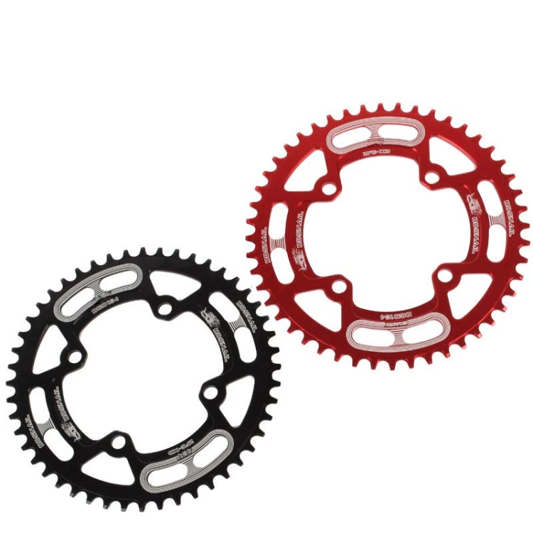 Snail Positive And Negative Tooth Discs Mountain Bike Single Disc Large Tooth Disc 104mm Bcd, 44T, 46T, 48T, 50T, 52T