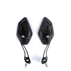 BIKEIN Mountain Bike Carbon Pattern Rearview Mirror Riding Equipment 3K Pattern Plane Mirror Reflector, Mirror Reflector