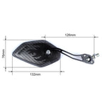 BIKEIN Mountain Bike Carbon Pattern Rearview Mirror Riding Equipment 3K Pattern Plane Mirror Reflector, Mirror Reflector