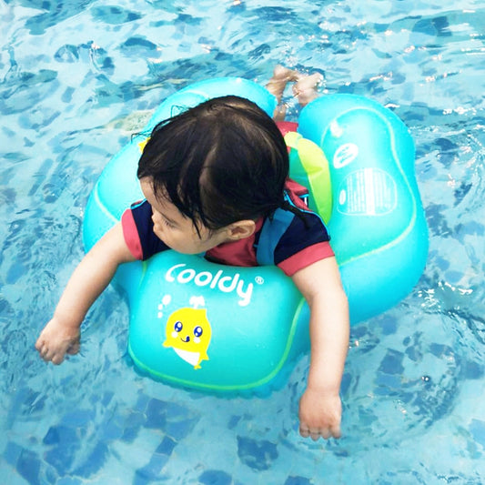 Cooldy Infant and Children Swimming Ring Swimming Supplies Inflatable Life Buoy, M
