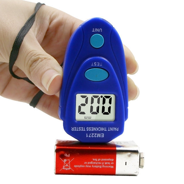EM2271 Mini Digital Display Car Paint Coating Thickness Gauge Tester, EM2271