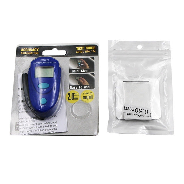 EM2271 Mini Digital Display Car Paint Coating Thickness Gauge Tester, EM2271