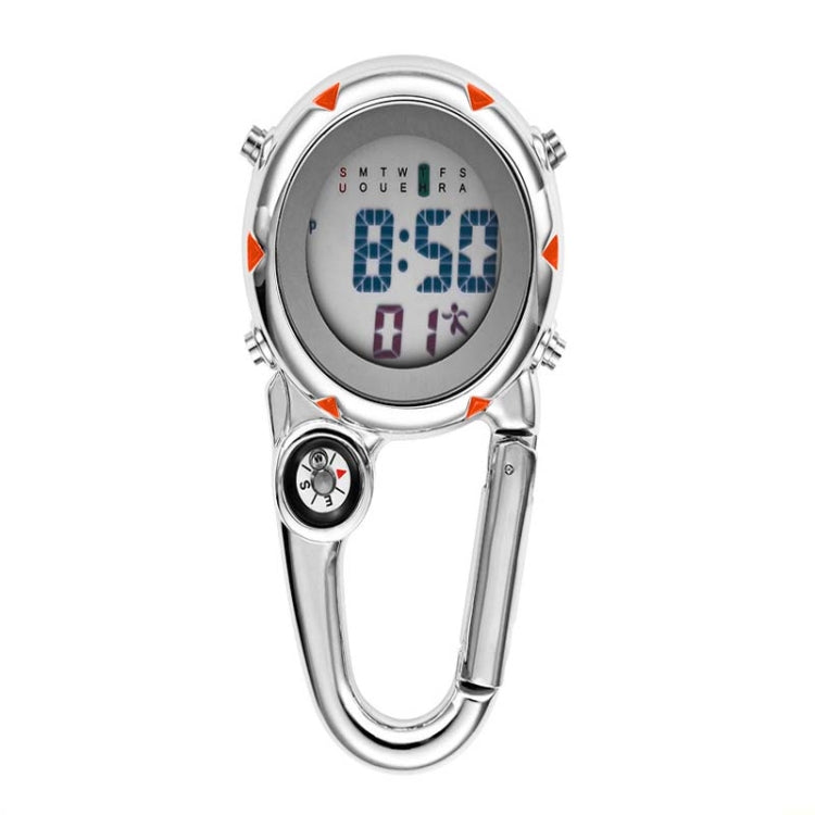 Mountain Climbing Watch Multifunctional Stainless Steel Hook Watch, Stainless Steel Hook Watch(Orange), Stainless Steel Hook Watch(Blue), Stainless Steel Hook Watch(Yellow), Stainless Steel Hook Watch(Red)