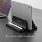 Vaydeer SZ2S01 Notebook Vertical Stand Computer Stand Bracket Desktop Storage Shelf, Vertical Stand