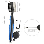 Golf Club Brush Ball Slot Cleaning Brush Cleaning Set, ZY-0021  Brush Blue, ZY-0021 Brush Black, ZY-0021 Brush Green, ZY-0021 Brush Red, ZY-0021 Brush Orange