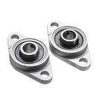 2pcs Diamond Bearing Housing Zinc Alloy Miniature Housing Bearing 3D Printer Accessories Universal, KFL08 (inner diameter 8), KFL000 (inner diameter 10), KFL001 (inner diameter 12)